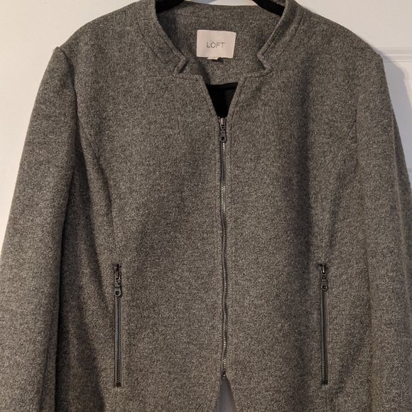 Loft gray Blazer in wool - Picture 6 of 7